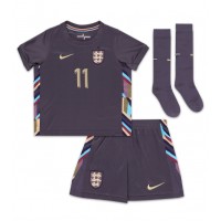 Camisa de Futebol Inglaterra Phil Foden #11 Equipamento Secundário Infantil Europeu 2024 Manga Curta (+ Calças curtas)